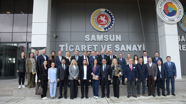 Samsun TSO'da yeni yatırım ve iş birlikleri görüşüldü
