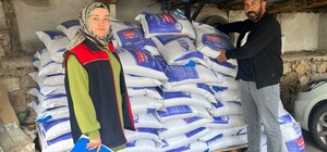 Kırıkkale'de üreticilere yeşil mercimek tohumu dağıtıldı