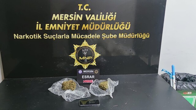 Mersin'de 'torbacı' operasyonunda 2 tutuklama