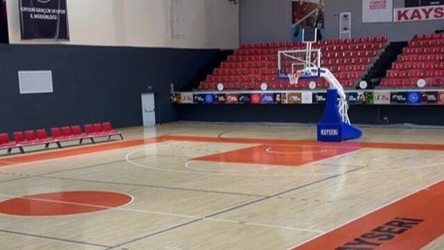 Kayseri Atatürk Spor Salonu yenilendi