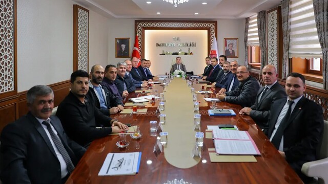 Bayburt'ta köylerin ihtiyaçları KÖYDES toplantısında görüşüldü