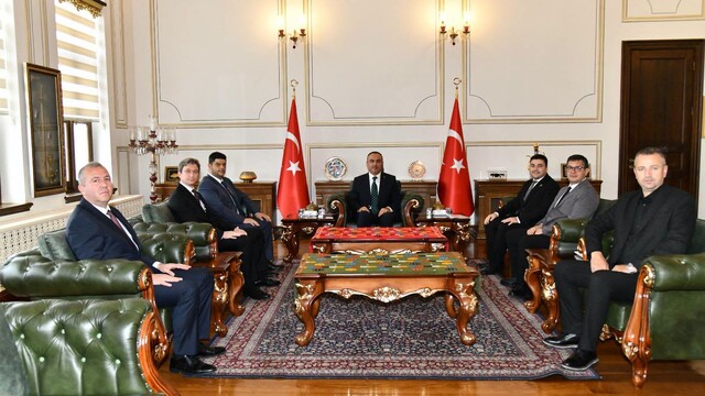 Tekirdağ Valisi Soytürk, Malkara TSO yönetimini makamında kabul etti