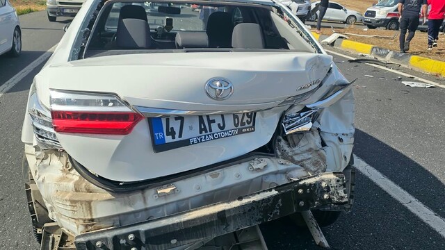 Mardin'de zincirleme trafik kazası: 5 yaralı