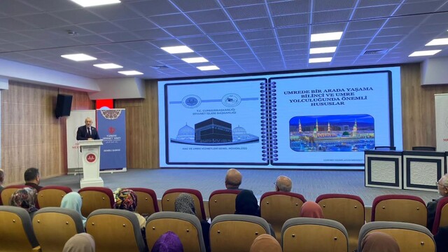 Denizli'de 186 umre yolcusu için bilgilendirme semineri düzenlendi