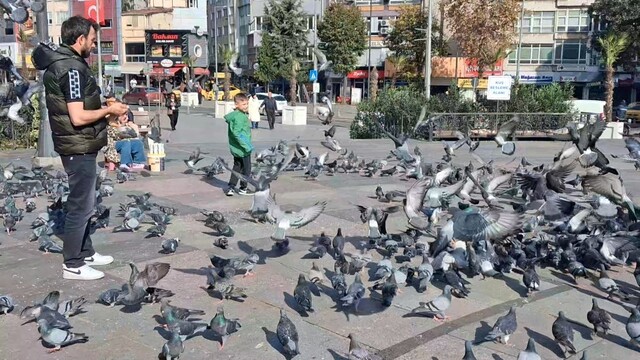 Bir yerde kış bir yerde yaz
Çorlu'da bahardan kalma gün: Parklar doldu taştı