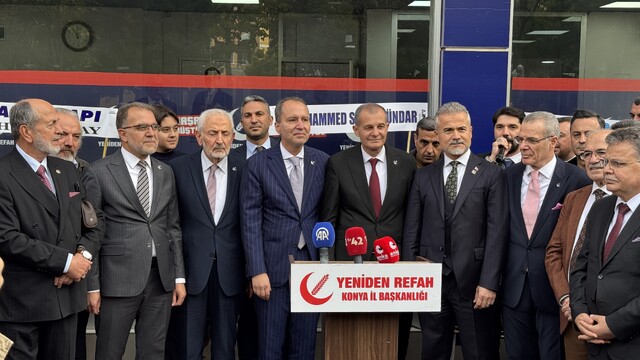 Yeniden Refah Partisi Genel Başkanı Fatih Erbakan Konya'da konuştu: