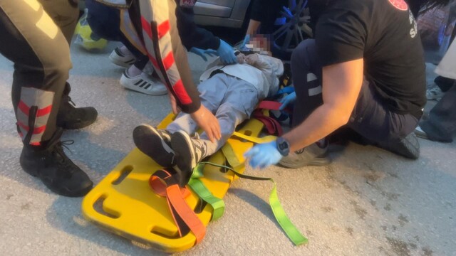 Bursa'da motosikletin çarptığı 9 yaşındaki çocuk yaralandı